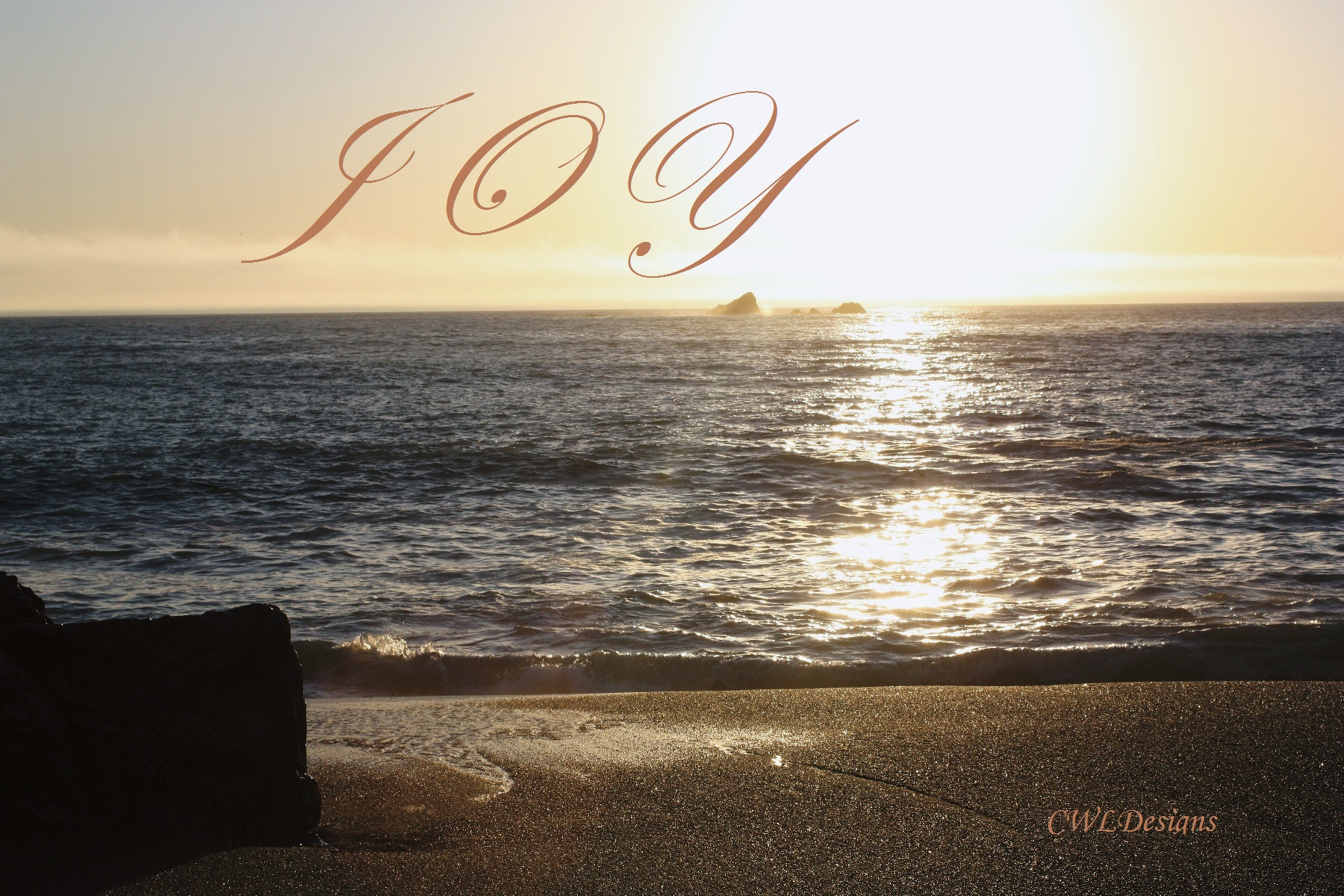 Joy Sunset Sea